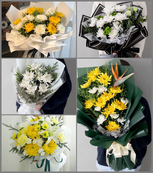 广东江门市台山市海宴镇仑定村白事花束代送
